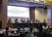 Paripurna XIII : Ketua DPRD dan Gubernur Sumsel Tandatangani Nota Kesepakatan Awal  RPJMD