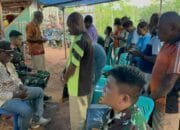 Wujudkan Kebersamaan dan Keakraban, Satgas Yonif 144/JY Gelar Komsos dan Makan Bersama dengan Warga binaan