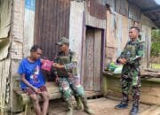Pengabdian Tanpa Batas: Satgas Yonif 144/JY Hadirkan Layanan Kesehatan Keliling”