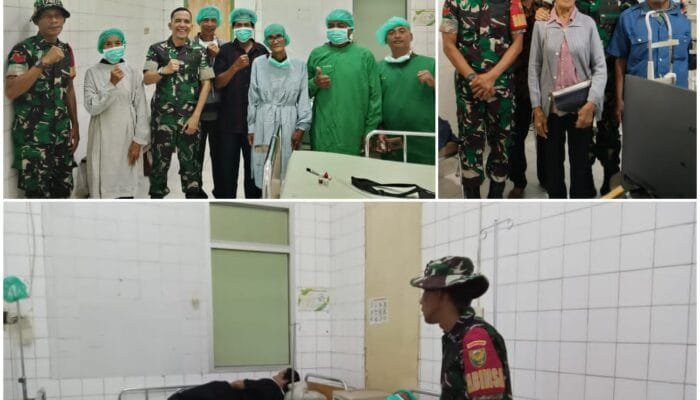 TNI Bantu Warga Banyuasin Pulih dari Katarak, Bukti Nyata Kepedulian Prajurit untuk Rakyat