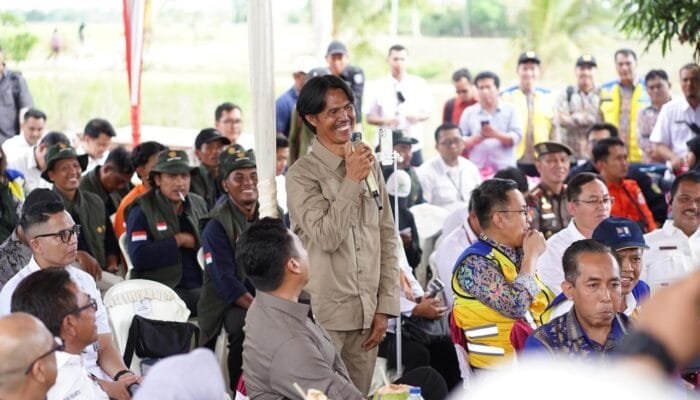 Wakil Ketua DPR RI Saan Mustopa Janji Perjuangkan Aspirasi Petani Banyuasin