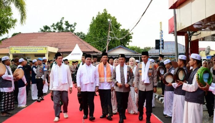 Perkuat Sinergitas, Bupati Banyuasin Sambut Hangat Safari Ramadan Kapolda Sumsel