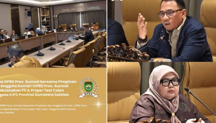Komisi I DPRD Sumsel : Uji Kelayakan dan Kepatutan Calon Anggota KPID